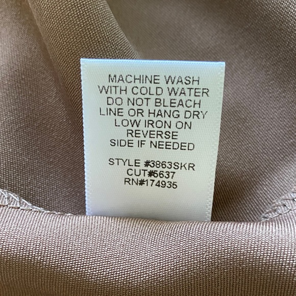 Satin Midi Slip Skirt - Picture 5 of 7